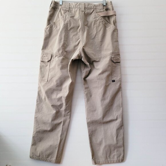 5.11 Tactical Pants Mens Tag Size 34/32 Beige Cargo Cotton Canvas Pockets 74251 - Picture 10 of 14